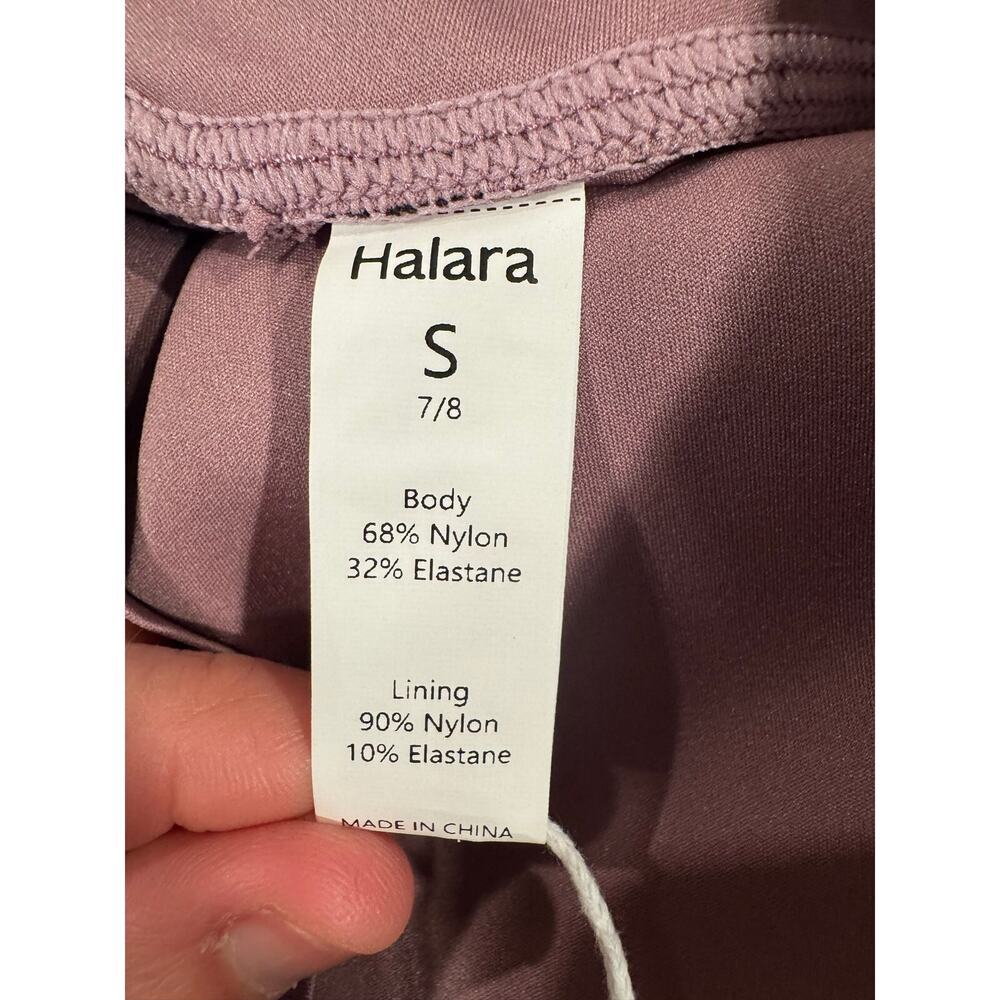 Halara high waist tummy control mauve pocket 7/8 shaping NWT legging women Small - Picture 5 of 7